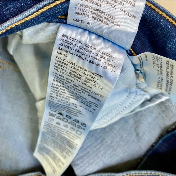 Levi’s Classic Straight Blue Jeans size 33 - Picture 7 of 11